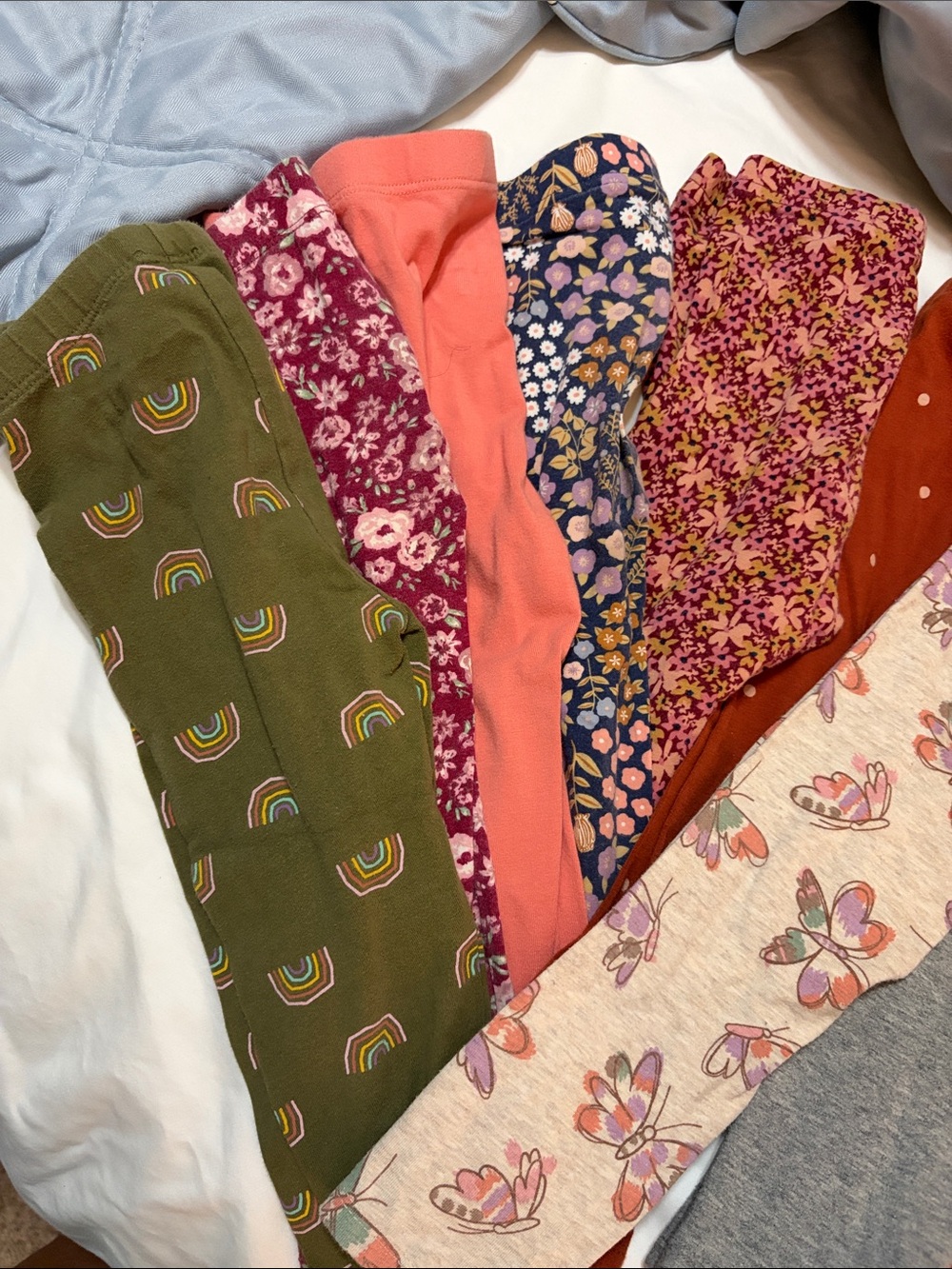 Toddler Assorted Colorful Leggings and sweatpants - Multipack - Picture 2 of 5